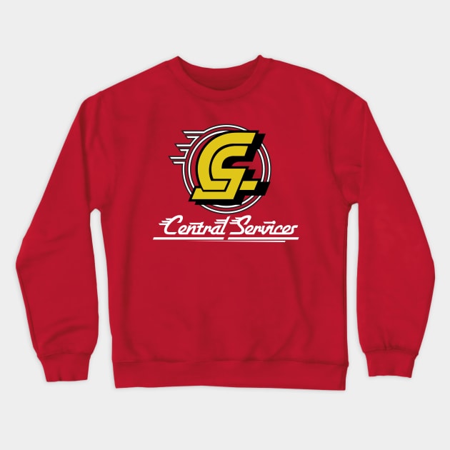 Central Services Crewneck Sweatshirt by MindsparkCreative